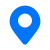 Blauer_Karten-Pin_mit_Loch
